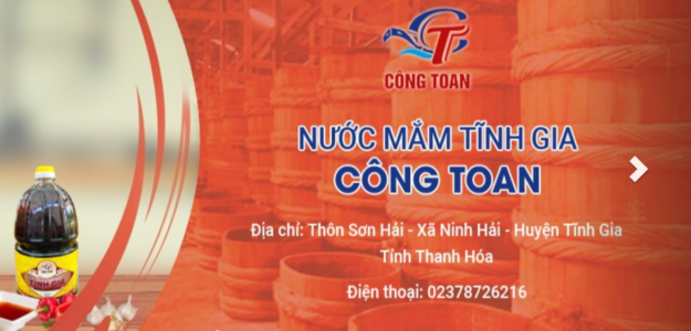 Công ty CP nước mắm Tĩnh Gia
